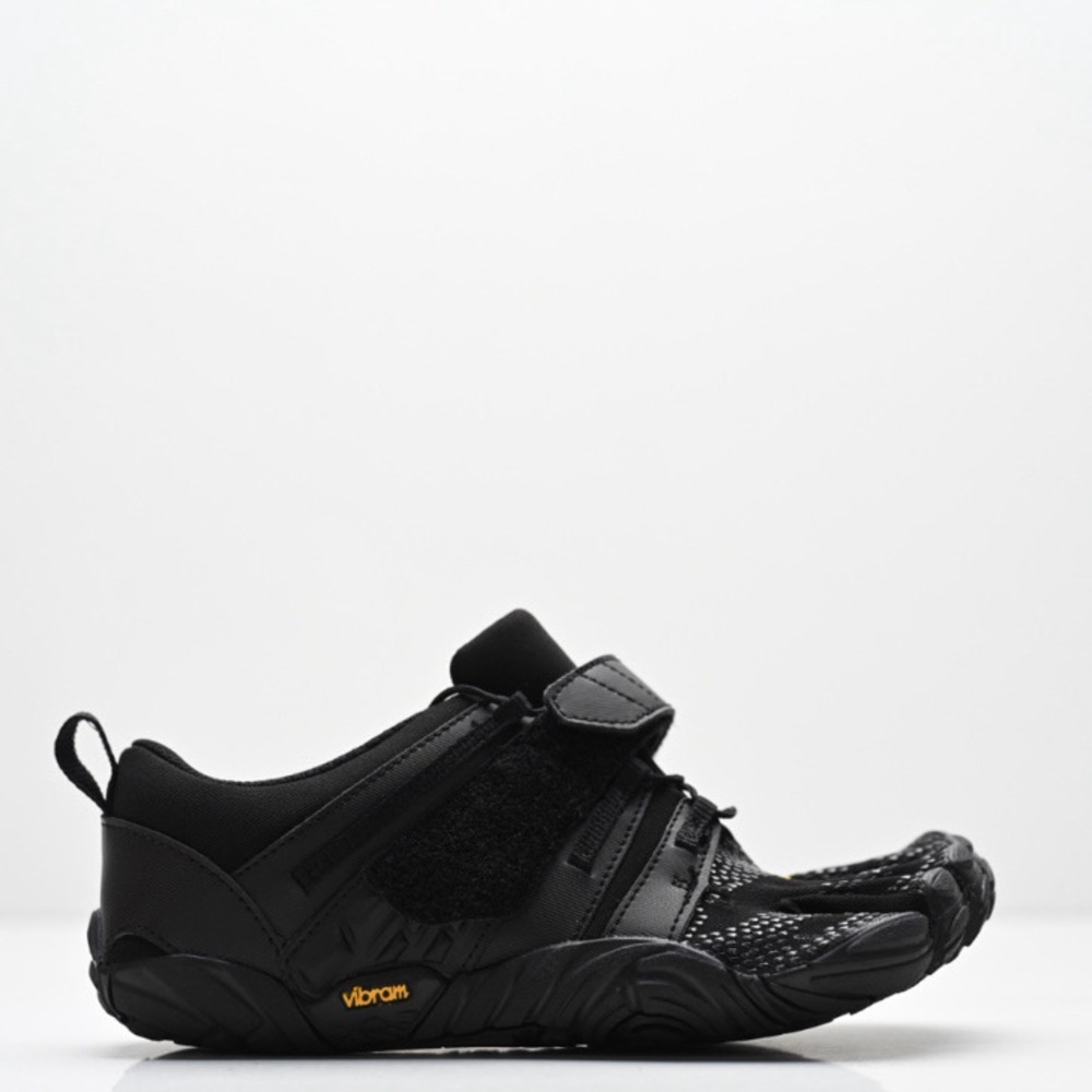Vibram  Black Five-Toe Athletic Shoes with Strap - Picture 2 of 6